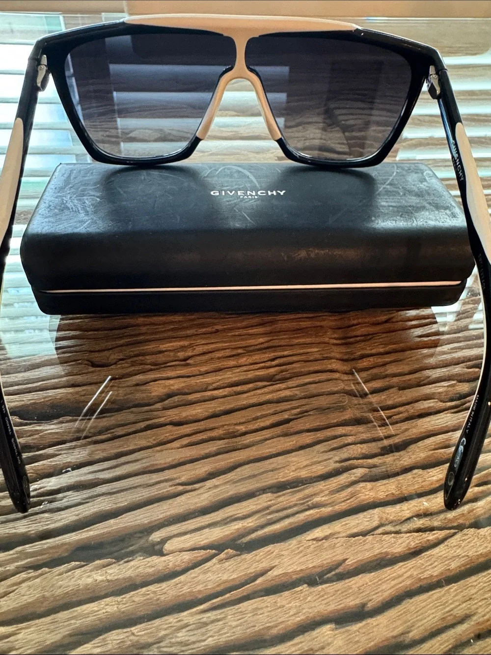 Givenchy black/white sunglasses